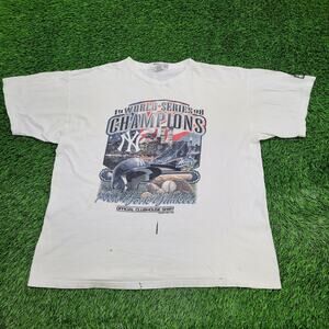 Vintage 1998 New-York Yankees Baggy Shirt XL 26x28 World-Series